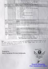 Specification for Required Jeep / 4WD (Page2)
